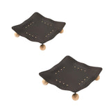 Maxbell Elevated Pet Bed Four Seasons Waterproof for Kitty Puppy Portable Cat Kennel 57.5x57.5x7.5cm