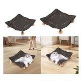 Maxbell Elevated Pet Bed Four Seasons Waterproof for Kitty Puppy Portable Cat Kennel 57.5x57.5x7.5cm
