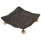 Maxbell Elevated Pet Bed Four Seasons Waterproof for Kitty Puppy Portable Cat Kennel 75x75x7.5cm
