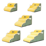Maxbell Dog Stair with Removable Washable Cover Anti Slip Bottom Dog Climbing Ladder 2 Step