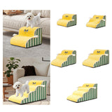 Maxbell Dog Stair with Removable Washable Cover Anti Slip Bottom Dog Climbing Ladder 2 Step