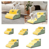 Maxbell Dog Stair with Removable Washable Cover Anti Slip Bottom Dog Climbing Ladder 2 Step