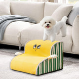 Maxbell Dog Stair with Removable Washable Cover Anti Slip Bottom Dog Climbing Ladder 2 Step