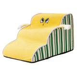 Maxbell Dog Stair with Removable Washable Cover Anti Slip Bottom Dog Climbing Ladder 3 Step M