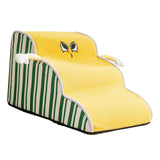 Maxbell Dog Stair with Removable Washable Cover Anti Slip Bottom Dog Climbing Ladder 3 Step L