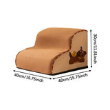 Maxbell Dog Stair Pet Stairs Compact Indoor Dog Step for Puppy Small Dogs Older Dogs 2 Step