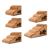 Maxbell Dog Stair Pet Stairs Compact Indoor Dog Step for Puppy Small Dogs Older Dogs 2 Step