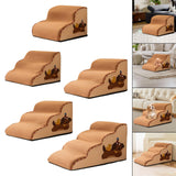 Maxbell Dog Stair Pet Stairs Compact Indoor Dog Step for Puppy Small Dogs Older Dogs 2 Step