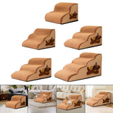 Maxbell Dog Stair Pet Stairs Compact Indoor Dog Step for Puppy Small Dogs Older Dogs 2 Step