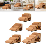 Maxbell Dog Stair Pet Stairs Compact Indoor Dog Step for Puppy Small Dogs Older Dogs 2 Step