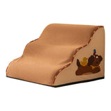 Maxbell Dog Stair Pet Stairs Compact Indoor Dog Step for Puppy Small Dogs Older Dogs 3 Step S
