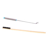 Maxbell 2 Poop Removers Cleaning Tool Birdcage Post Bird Cage Cleaners Silver Handle