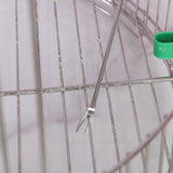 Maxbell 2 Poop Removers Cleaning Tool Birdcage Post Bird Cage Cleaners Silver Handle