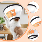 Maxbell Dog Cat Cone Collar Adjustable Practical Protective Collar for Kittens Puppy L