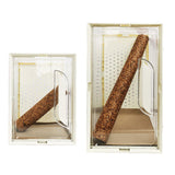 Maxbell Reptile Terrarium Portable Reptile Feeding Box for Frog Snake Bearded Dragon S