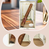 Maxbell Reptile Terrarium Portable Reptile Feeding Box for Frog Snake Bearded Dragon L