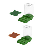 Maxbell Reptile Water Dispenser Feeder Water Bottle for Geckos Bearded Dragon green