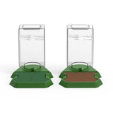Maxbell Reptile Water Dispenser Feeder Water Bottle for Geckos Bearded Dragon green