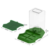 Maxbell Reptile Water Dispenser Feeder Water Bottle for Geckos Bearded Dragon green