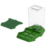Maxbell Reptile Water Dispenser Feeder Water Bottle for Geckos Bearded Dragon green