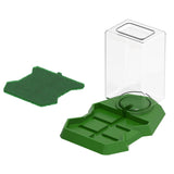 Maxbell Reptile Water Dispenser Feeder Water Bottle for Geckos Bearded Dragon green