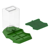Maxbell Reptile Water Dispenser Feeder Water Bottle for Geckos Bearded Dragon green