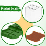 Maxbell Reptile Water Dispenser Feeder Water Bottle for Geckos Bearded Dragon brown