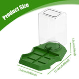 Maxbell Reptile Water Dispenser Feeder Water Bottle for Geckos Bearded Dragon brown