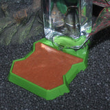 Maxbell Reptile Water Dispenser Feeder Water Bottle for Geckos Bearded Dragon brown