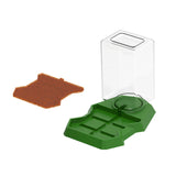 Maxbell Reptile Water Dispenser Feeder Water Bottle for Geckos Bearded Dragon brown