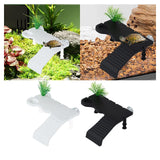 Maxbell Turtle Basking Platform Ramp Turtle Terrace Shelter for Frog Newts Terrapins White