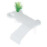 Maxbell Turtle Basking Platform Ramp Turtle Terrace Shelter for Frog Newts Terrapins White