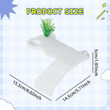 Maxbell Turtle Basking Platform Ramp Turtle Terrace Shelter for Frog Newts Terrapins White