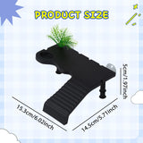 Maxbell Turtle Basking Platform Ramp Turtle Terrace Shelter for Frog Newts Terrapins Black