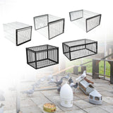 Maxbell Bird Cage Portable Metal Automatic Pigeons Collector for Feral Parrots Doves without skylight 1 Entrance