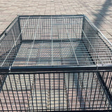 Maxbell Bird Cage Portable Metal Automatic Pigeons Collector for Feral Parrots Doves without skylight 1 Entrance