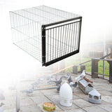 Maxbell Bird Cage Portable Metal Automatic Pigeons Collector for Feral Parrots Doves without skylight 1 Entrance