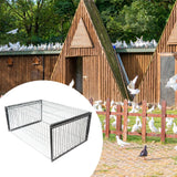 Maxbell Bird Cage Portable Metal Automatic Pigeons Collector for Feral Parrots Doves without skylight 2 Entrance