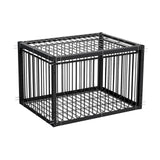 Maxbell Bird Cage Portable Metal Automatic Pigeons Collector for Feral Parrots Doves without skylight 4 Entrance