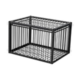 Maxbell Bird Cage Portable Metal Automatic Pigeons Collector for Feral Parrots Doves without skylight 4 Entrance