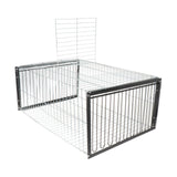 Maxbell Bird Cage Portable Metal Automatic Pigeons Collector for Feral Parrots Doves with skylight 2 Entrance