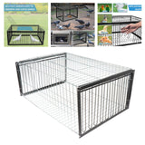 Maxbell Bird Cage Portable Metal Automatic Pigeons Collector for Feral Parrots Doves with skylight 2 Entrance