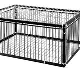 Maxbell Bird Cage Portable Metal Automatic Pigeons Collector for Feral Parrots Doves with skylight 4 Entrance