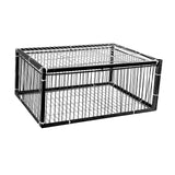 Maxbell Bird Cage Portable Metal Automatic Pigeons Collector for Feral Parrots Doves with skylight 4 Entrance