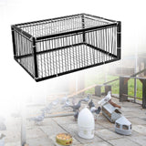Maxbell Bird Cage Portable Metal Automatic Pigeons Collector for Feral Parrots Doves with skylight 4 Entrance