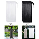 Maxbell 6 Pieces Finch Sock Feeder Easy Cleaning Bird Feeder for Yard Garden Outdoor White