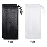 Maxbell 6 Pieces Finch Sock Feeder Easy Cleaning Bird Feeder for Yard Garden Outdoor White