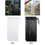 Maxbell 6 Pieces Finch Sock Feeder Easy Cleaning Bird Feeder for Yard Garden Outdoor White