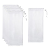 Maxbell 6 Pieces Finch Sock Feeder Easy Cleaning Bird Feeder for Yard Garden Outdoor White