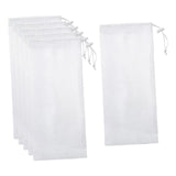 Maxbell 6 Pieces Finch Sock Feeder Easy Cleaning Bird Feeder for Yard Garden Outdoor White